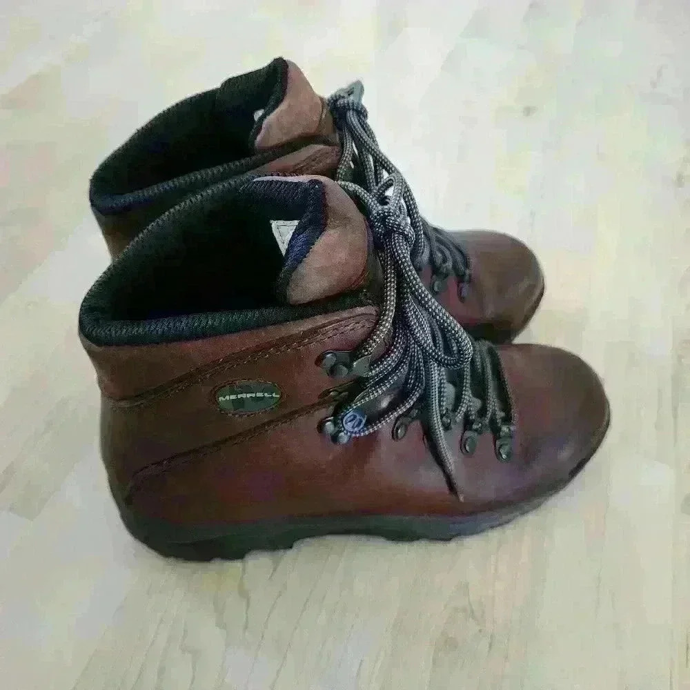 Merrell summit dark bown women's hiking boots size 7 - Picture 2 of 6